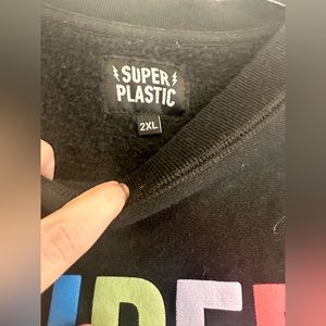 Superplastic Gently Used Sweatshirt Sz 2xl Heavy Material Warm Unisex